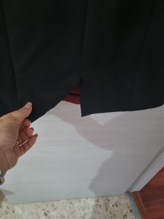 Vestito Lizalù nero-bordeaux tg.50