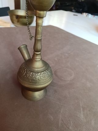 Lote, artículos variados en bronce, decoración 

