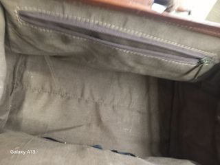Borsa in pelle marrone