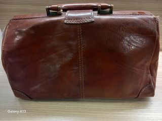 Borsa in pelle marrone