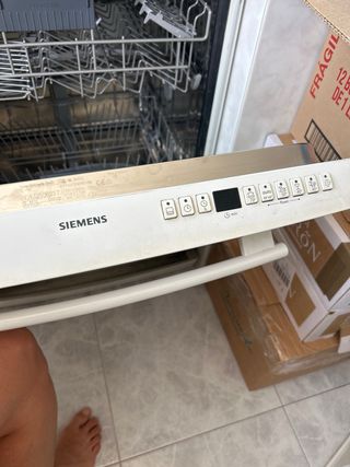 Lavavajillas Siemens blanco