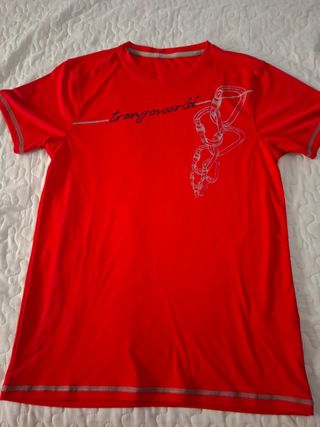Camiseta Trangoworld montaña roja