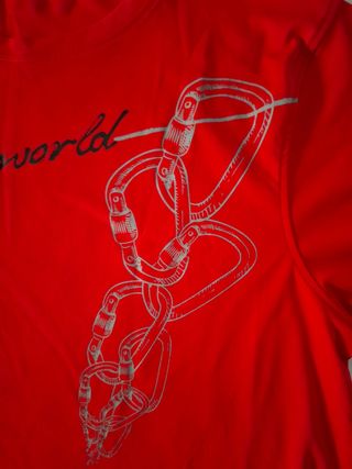 Camiseta Trangoworld montaña roja
