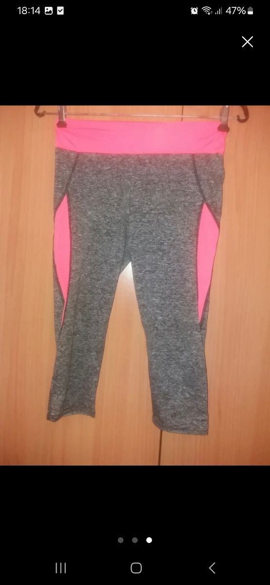 Lote Mallas deportivas grises y rosas