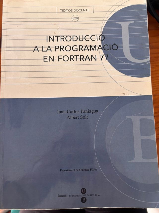 Introducció a la programació en Fortran 77 (TEX...