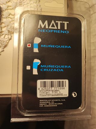 Muñequera de neopreno sin estrenar 