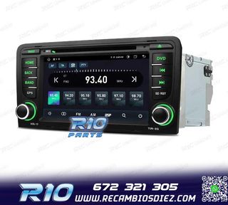 RADIO GPS ANDROID 12 AUDI A3 8P 8PA USB GPS TACTIL HD OCTA-C