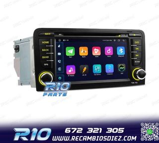 RADIO GPS ANDROID 12 AUDI A3 8P 8PA USB GPS TACTIL HD OCTA-C