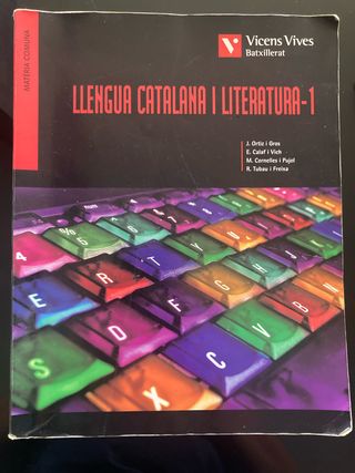 Libro de Llengua Catalana I Literatura 
