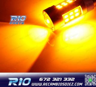 BOMBILLA LED PY21W AMBAR CANBUS