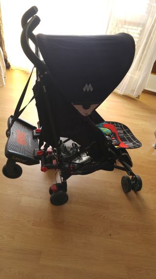 Maclaren quest: cochecito ligero + accesorios. 