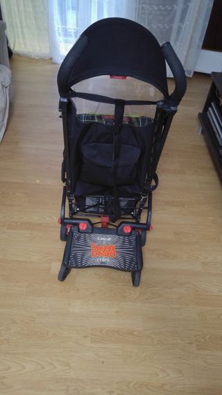 Maclaren quest: cochecito ligero + accesorios. 