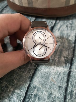 Reloj Mark Maddox - marrón y plata
