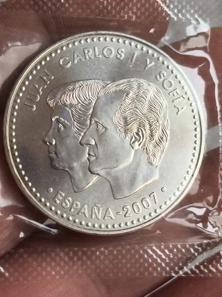 LOTE 2 MONEDAS PLATA 12€ (AÑO 2006 Y 2007). NUEVAS