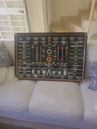 Cuadro nudos marineros vintage