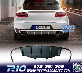 DIFUSOR PORSCHE MACAN 14-18 LOOK TURBO S