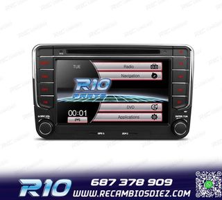 RADIO NAVEGADOR 7" PARA SEAT SKODA VOLKSWAGEN VW USB GPS TAC