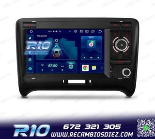 RADIO GPS ANDROID 14 PARA AUDI TT 06-12 16GB