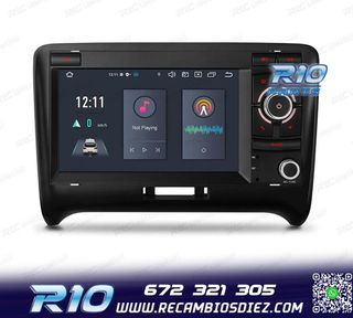 RADIO GPS ANDROID 14 PARA AUDI TT 06-12 16GB