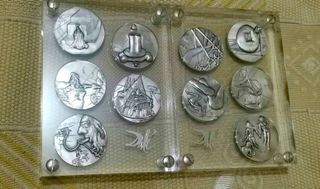 Colección Monedas 10 Mandamientos Salvador Dalí.