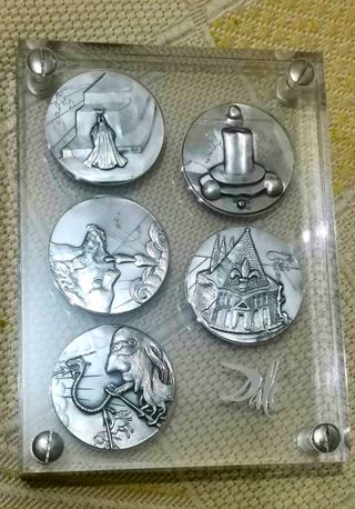 Colección Monedas 10 Mandamientos Salvador Dalí.