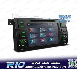 RADIO GPS ANDROID 14 PARA BMW E46 4GB RAM 64GB ROM DVD