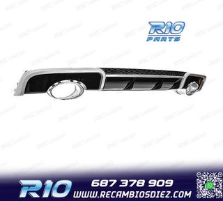 DIFUSOR AUDI A3 8V 12-16 LOOK RS3 + COLAS ESCAPE