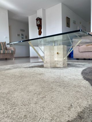 Mesa centro cristal - Moderna