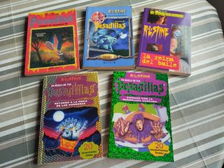 Lote libros Stine Pesadillas 