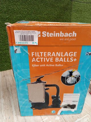 Steinbach Filtro Active Balls+ 040386 – Bomba autoabsorbente para Piscinas de hasta 19.000 l