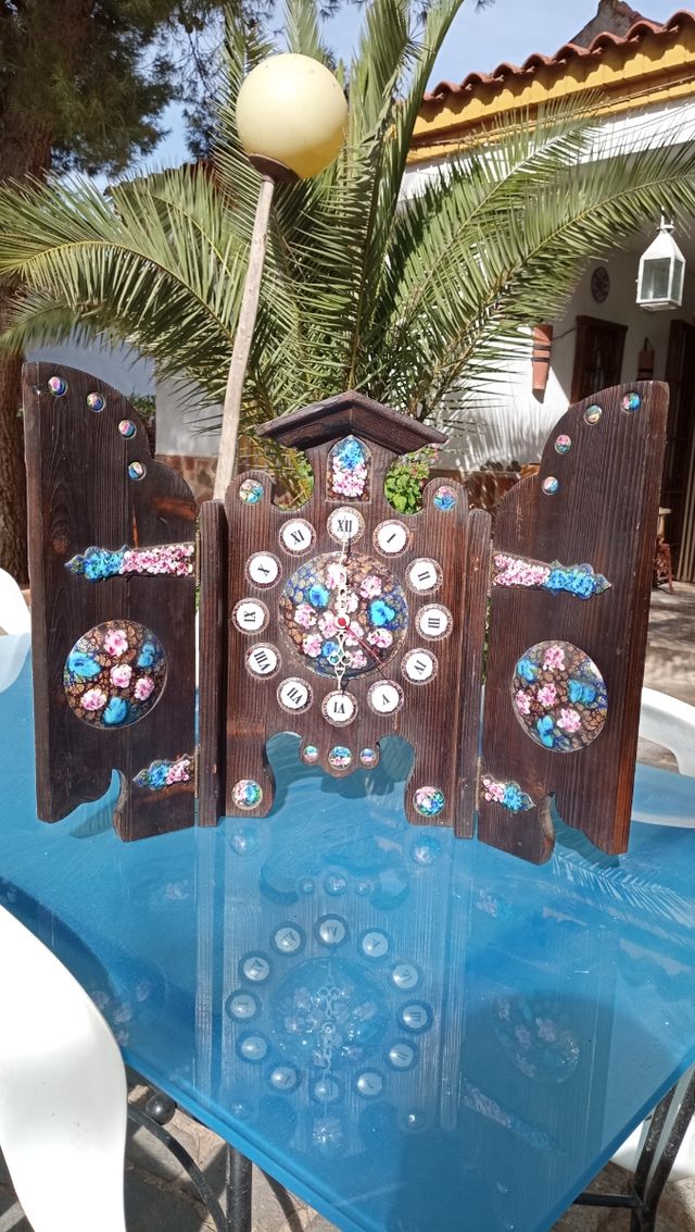 Reloj antiguo tríptico Austriaco