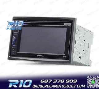 MARCO NEGRO RADIO 2-DIN PARA CITROEN C2 C3 BERLINGO JUMPY FI