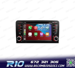 RADIO GPS ANDROID 12 PARA AUDI A3 8P 8PA S3 RS3 03-12