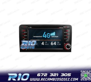 RADIO GPS ANDROID 12 PARA AUDI A3 8P 8PA S3 RS3 03-12