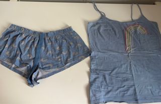 Pijama Corto Azul 