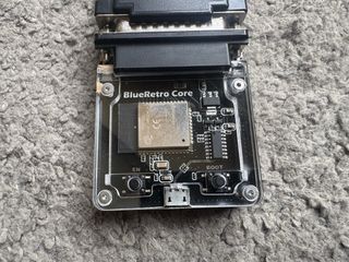 BlueRetro Core con adaptadores SNES y Megadrive