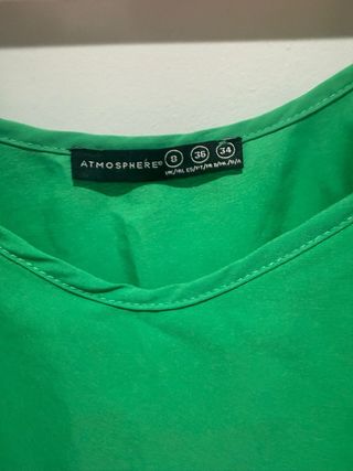 Camiseta primark verde - Talla S