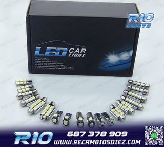KIT 14 BOMBILLAS LED INTERIOR PARA AUDI A5 S5 RS5 B8 08-15