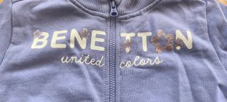 Sudadera Benetton bebé 12-18m