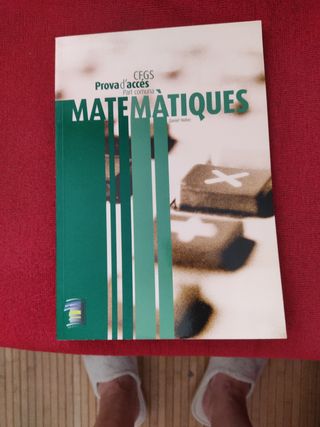 MATEMATIQUES CFGS PROVA D ACCES PART COMUNA