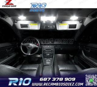 KIT 23 BOMBILLAS LED INTERIOR AUDI A4 S4 RS4 B6 B7 QUATTRO A