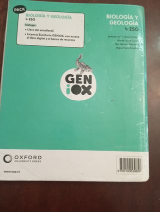 Biología y Geología 4º ESO. Libro del estudiant...