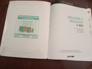 Biología y Geología 4º ESO. Libro del estudiant...