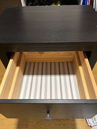 Mesilla/Comoda HEMNES IKEA 2 cajones negra