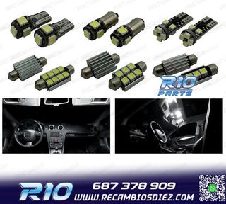 KIT 26 BOMBILLAS LED INTERIOR PARA AUDI A3 S3 8L 1996- 2003