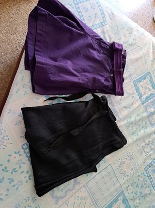 Shorts Cortos Morados c/Cinturón