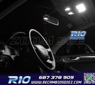 KIT 16 BOMBILLAS LED INTERIOR PARA AUDI Q5 09-16