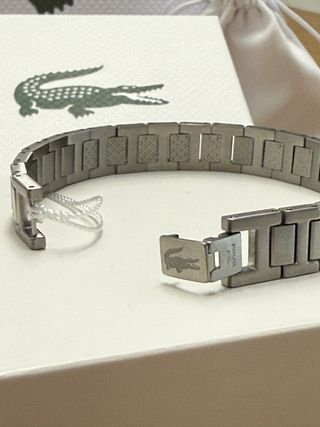 Pulsera Lacoste Platino