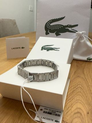 Pulsera Lacoste Platino