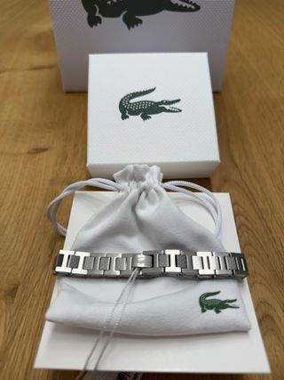 Pulsera Lacoste Platino